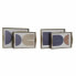 HOME DECOR 40.6x30x6 cm Tray 2 Units Beige / Blue - фото #2