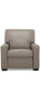 Фото #9 товара Ennia 36" Leather Pushback Recliner, Created for Macy's