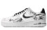 【定制球鞋】 Nike Air Force 1 Low 君子淡墨 四君子 梅兰竹 简约 低帮 板鞋 男款 黑白 特殊鞋盒 / Кроссовки Nike Air Force CW2288-111