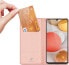Фото #4 товара Чехол для смартфона DUX DUCIS Samsung Galaxy A42 5G кожаный светло-розовый