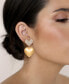 ფოტო #2 პროდუქტის Digital Love Heart 18K Gold Plated Dangle Earrings