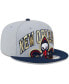 Фото #2 товара Men's Gray, Navy New Orleans Pelicans Tip-Off Two-Tone 9FIFTY Snapback Hat