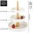 Фото #13 товара Obst Etagere Porzellan 3 Etagen + Zange