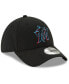 Фото #3 товара Miami Marlins Team Classic 39THIRTY Stretch Fitted Cap