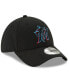 ფოტო #3 პროდუქტის Miami Marlins Team Classic 39THIRTY Stretch Fitted Cap