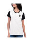 ფოტო #1 პროდუქტის Women's White San Francisco Giants Illustration Ringer T-Shirt