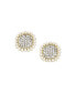 Фото #1 товара Women's Checkered Stud Earrings