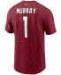 Фото #3 товара Men's Kyler Murray Cardinal Arizona Cardinals Name and Number T-shirt
