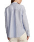 ფოტო #2 პროდუქტის Women's Linen Prep Button-Front Shirt