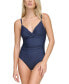 Фото #3 товара Twist-Front Tummy-Control One-Piece Swimsuit, Created for Macy's