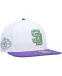 Men's White San Diego Padres 50th Anniversary Side Patch 59FIFTY Fitted Hat