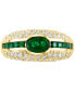 Фото #3 товара Кольцо EFFY Collection Emerald & Diamond