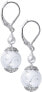 Фото #1 товара Элегантные серьги White Romance с чистым серебром и жемчугом Lampglas EV1