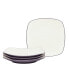 Colorwave Square Salad Plates, Set of 4