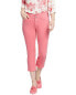 Фото #1 товара Nydj Chloe Hollywood Pink Punch Capri Women's 0