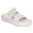 Фото #2 товара Puma Suede Mayu Summer Camp Gradient Slide Womens Purple Casual Sandals 387453