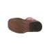 Roper Lacy Checkered Square Toe Cowboy Toddler Girls Brown, Pink Casual Boots 0