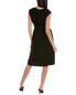 Фото #2 товара Brooks Brothers Wrap Dress Women's Black 4