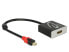 Фото #1 товара Delock 62735 - 0.2 m - Mini DisplayPort - HDMI Type A (Standard) - Male - Female - Gold