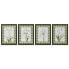 Painting Home ESPRIT Green Beige Shabby Chic Botanical plants 30 x 2,5 x 40 cm (4 Units)