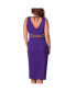 ფოტო #3 პროდუქტის Women's Purple LSU Tigers Training V-Neck Maxi Dress