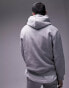 Фото #4 товара Topman classic hood in grey marl