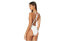 Vitamin A Women's 247524 Black Ecolux Plunge One Piece Swimsuit Size 14 / DD