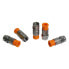 Фото #2 товара Televes F-Kompressionsstecker FPS0837 Koaxkabel SK0837 SK0837/2 orange