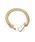 ფოტო #2 პროდუქტის Solid Large Clasp Wide Snake Chain Bracelet