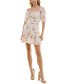 Фото #4 товара Платье Trixxi Джуниоры с цветочным принтом并икрофоналиченный фасон