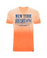 Men's and Women's New York Knicks Bingham Sun-Fade T-Shirt Оранжевый, S - фото #2