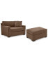 Фото #6 товара Radley 54" Fabric Chair Bed & 36" Storage Ottoman, Created for Macy's