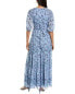 Фото #2 товара Ted Baker Puff Sleeve Smocked Detail Maxi Dress Women's