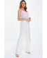 ფოტო #3 პროდუქტის Women's Mesh Marble 2-In-1 Jumpsuit