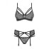 Underwear Set Obsessive 818-SEG-1 Black S/M