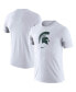 Фото #2 товара Men's White Michigan State Spartans Essential Logo T-shirt