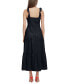 ფოტო #3 პროდუქტის Women's Sleeveless Flutter-Strap Dress