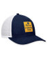 Men's Navy/White Notre Dame Fighting Irish Play Like A Champion Today Patch Trucker Adjustable Hat