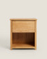 Фото #2 товара Oak wood bedside table