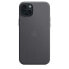 Фото #5 товара Чехол Apple iPhone 15 Plus FineWoven Case с технологией MagSafe - черный