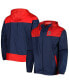 Фото #1 товара Men's Navy, Red Boston Red Sox Omni-Shade Flash Forward Challenger Full-Zip Windbreaker Jacket