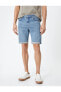 Фото #5 товара Шорты джинсовые узкие с карманами Koton Slim Fit