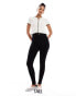 DTT Tall Ellie high waisted skinny jeans in black