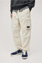 Relaxed Fit Cotton Cargo Joggers