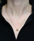 ფოტო #2 პროდუქტის Diamond Cluster Flower (1/10 ct. t.w.) Pendant Necklace in 14k Gold, 16" + 2" extender, Created for Macy's