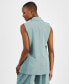 Фото #2 товара Petite Open-Front Long Vest, Created for Macy's
