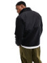 Фото #3 товара Jack & Jones technical fleece jacket with utility pockets in black