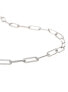 Фото #3 товара Rivka Friedman rhodium Polished Paperclip Strand Chain Necklace