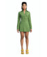 Women's Shirt Mini Dress (DM Green)