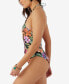 Фото #3 товара Juniors' Reina Tropical Santa Cruz One-Piece Swimsuit, Created for Macy's